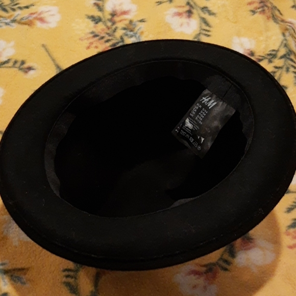 Black hat short Brim Wool Felt - Picture 3 of 5